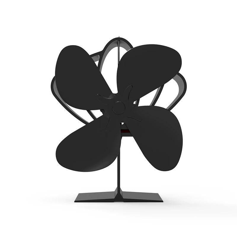 4-Blade Heat Powered Stove Fan