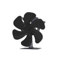 6-Blade Heat Powered Stove Fan