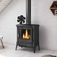 6-Blade Heat Powered Stove Fan