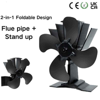 Foldable Powered Stove Fan