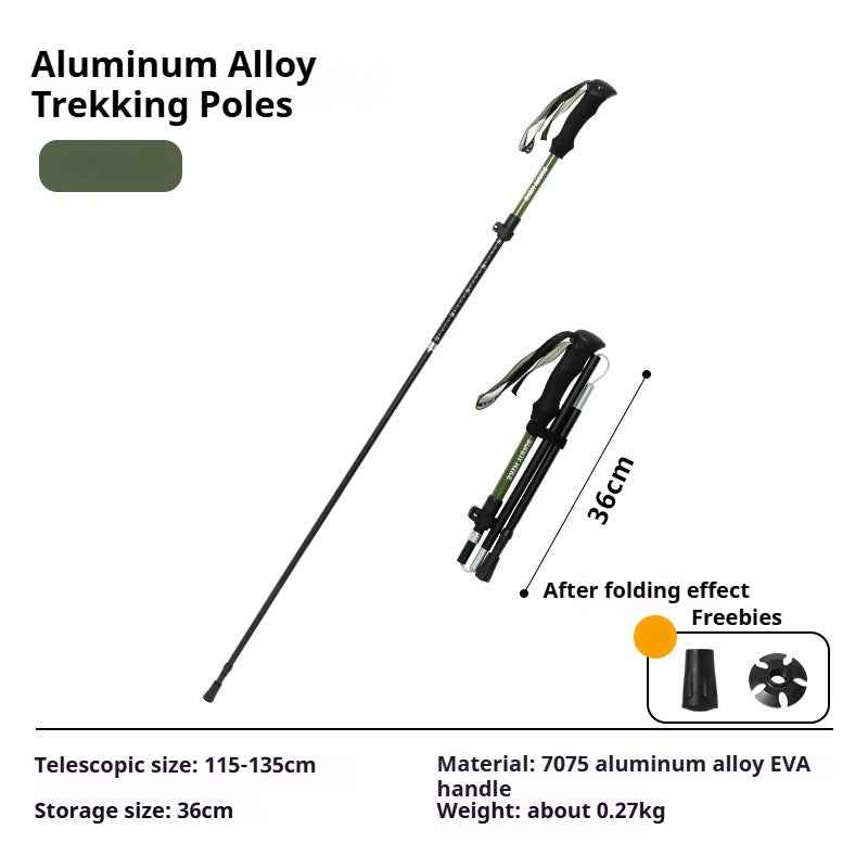 Aluminum Alloy Trekking Poles (1 pair)