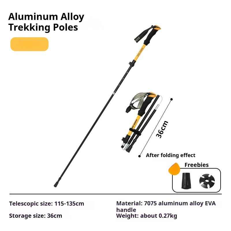 Aluminum Alloy Trekking Poles (1 pair)