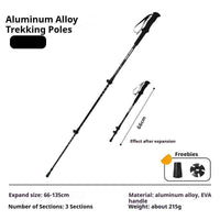 Aluminum Alloy Trekking Poles (1 pair)