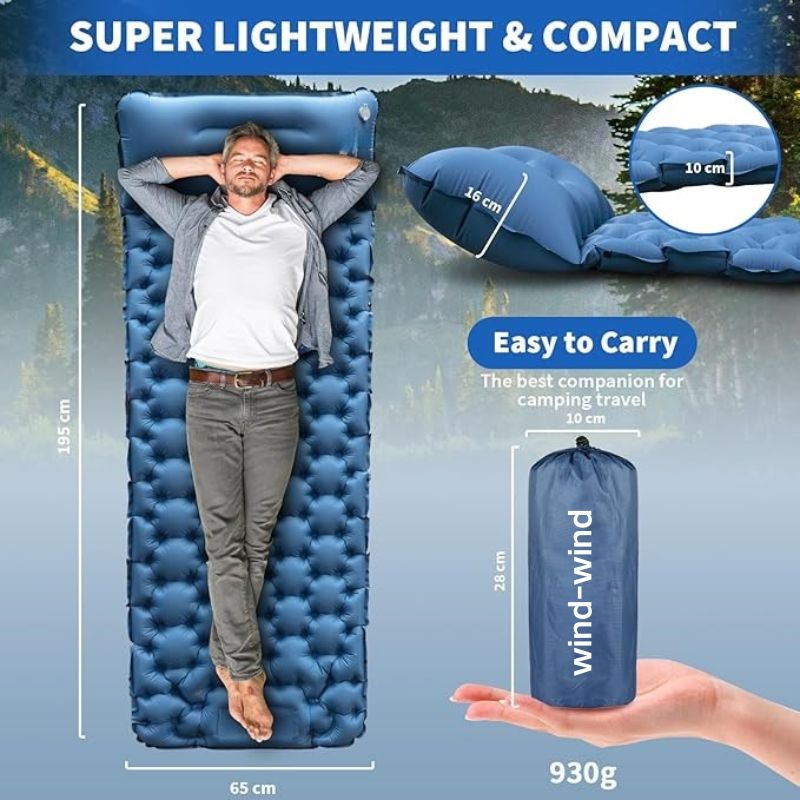 Inflatable Sleeping Mat for Outdoor Camping