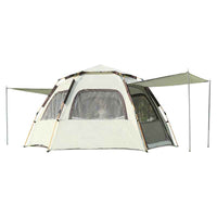 Instant Hexagonal Tent with Canopy Tarp