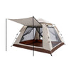 Instant Pop-Up Camping Tent Coverage Black Vinyl Coating