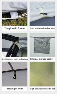 Instant Pop Up Camping Tent For 1-2 Person