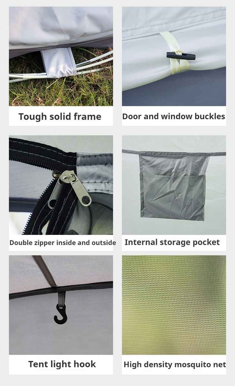 Instant Pop Up Camping Tent with Vestibule