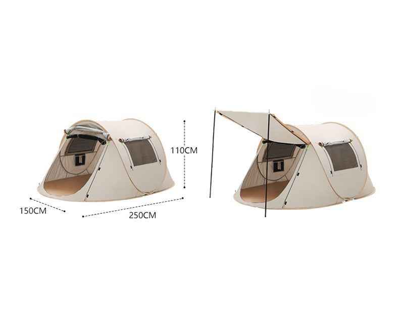 Instant Pop Up Camping Tent with Vestibule