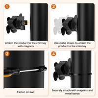 Magnetic Wall Mounted Fireplace Fan