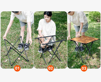 Outdoor Camping Folding Table (square)