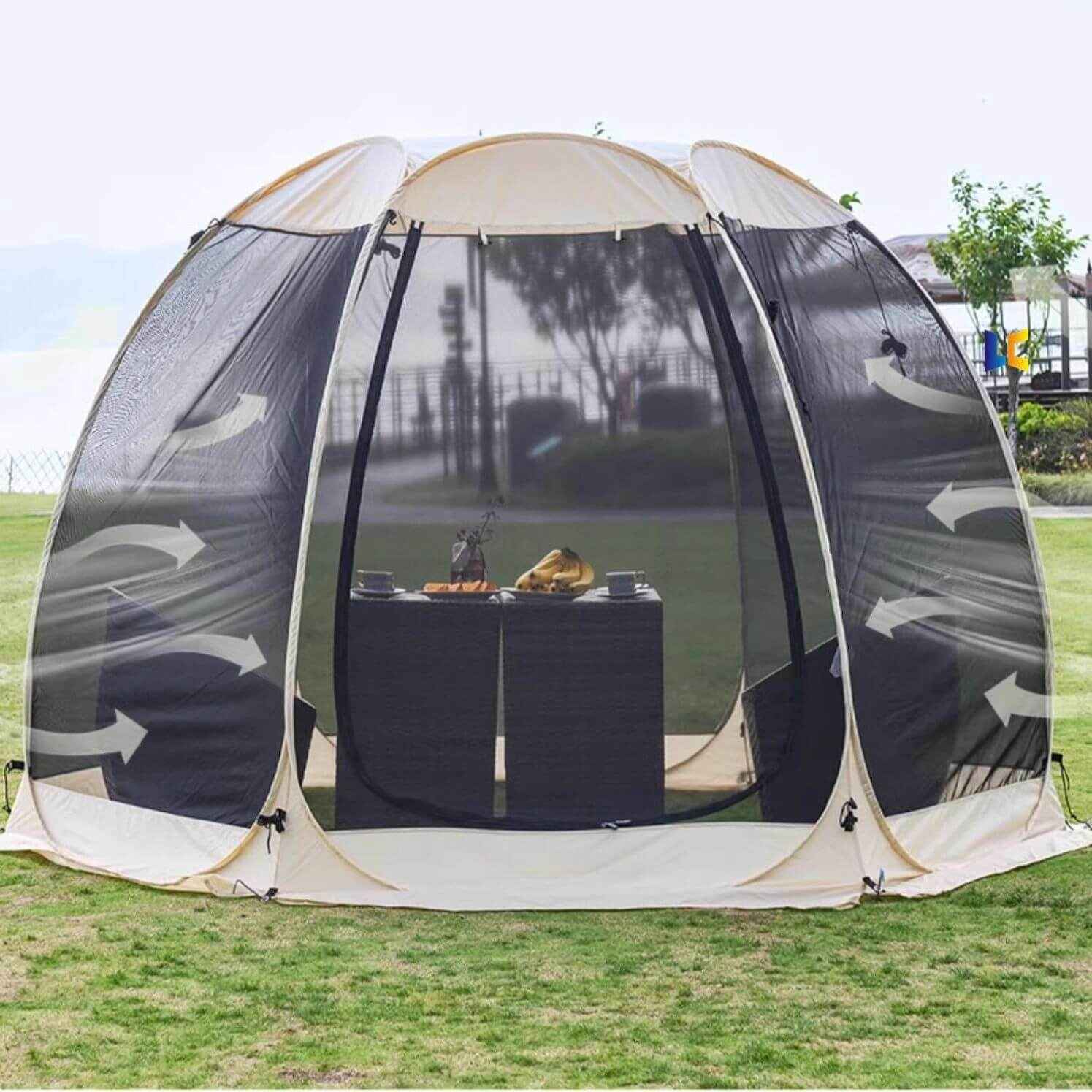 2-10 Person Pop Up Screen House Tent