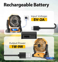Rechargeable Camping Fan