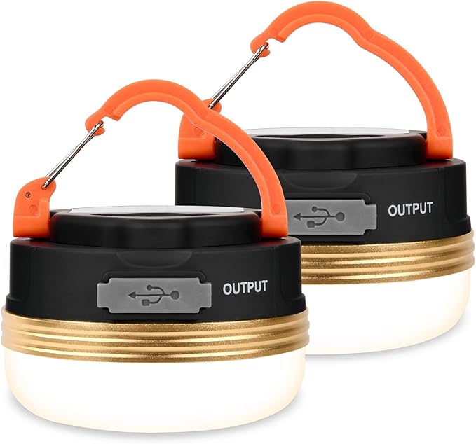 USB Rechargeable LED Tent Light with Magnetic Base