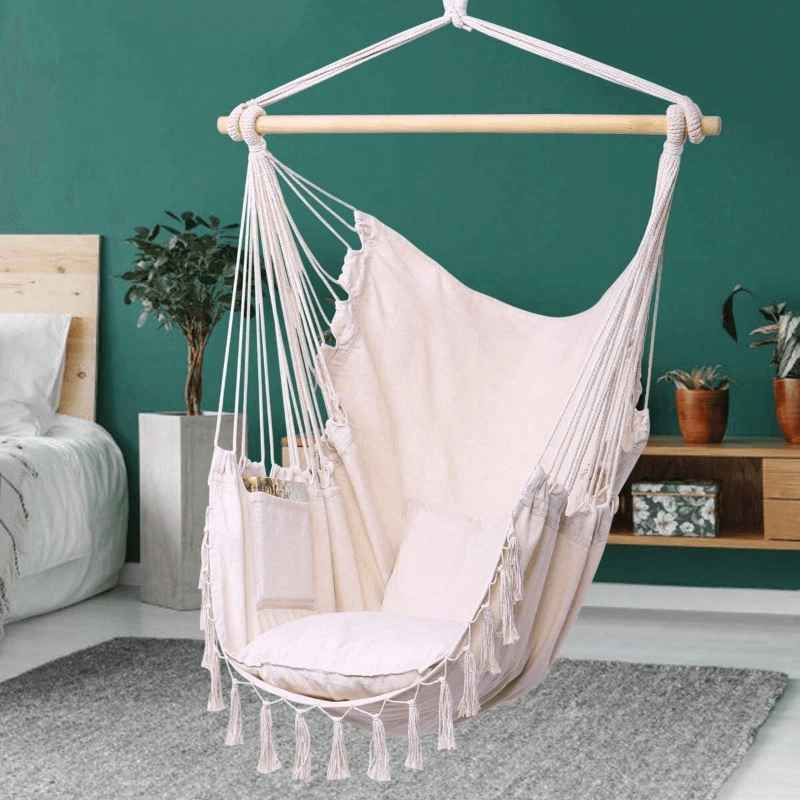 Y- STOP Hammock Chair Hanging Rope Swing