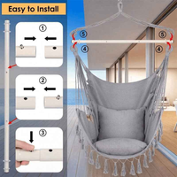 Y- STOP Hammock Chair Hanging Rope Swing